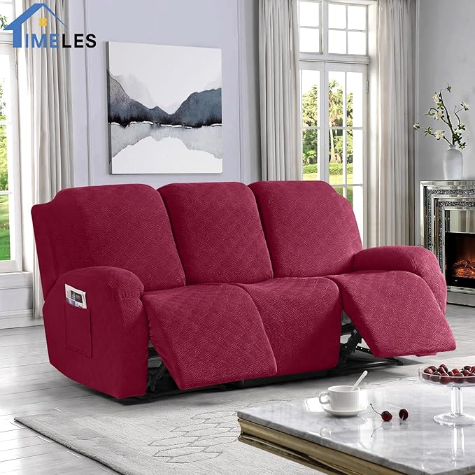 Timeles Recliner Covers for 3 Seater Reclining Couch Covers Sofa Slipcover