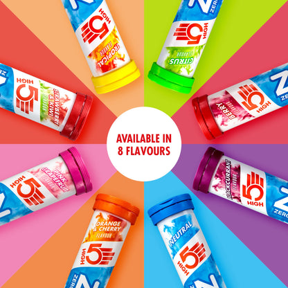 HIGH5 ZERO Electrolyte Tablet - Hydration Tablets Enhanced with Vitamin C - 0 Calories & Sugar Free - Boost Hydration, Performance & Wellness - Citrus, 160 Tablets (20x, Pack of 8)
