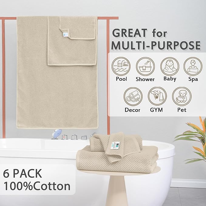 VOOVA & MOVAS Bath Towel Sets