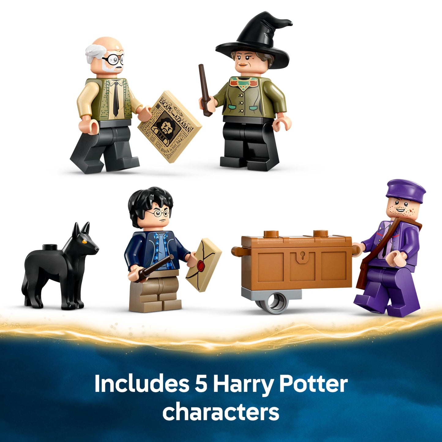LEGO Harry Potter Knight Bus Adventure - Wizarding World Toy with 5 Collectible Minifigures plus Accessories incl. Wands - Prisoner of Azkaban Gift for 8+ Year Old Girls & Boys - 76446