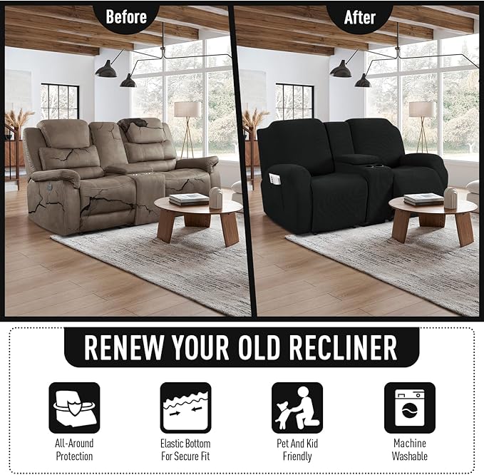TAOCOCO Loveseat Recliner Cover