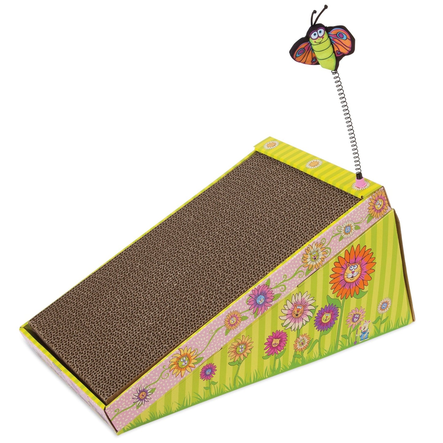 Petmate FAT CAT Big Mama's Scratch 'n Play Ramp Reversible Cardboard Toy