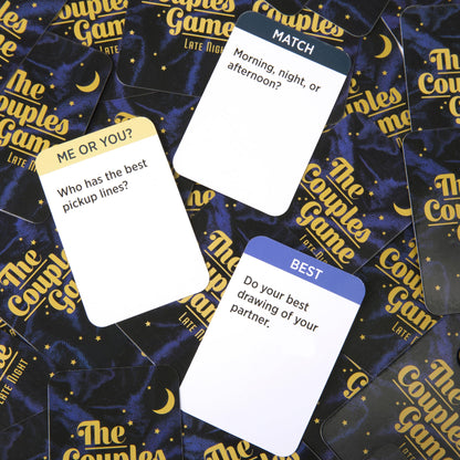 The Couples Game Late Night [Fun Adult Card Game for Date Nights | Romantic Couples Gift for Him or Her | 150 Questions for 2 Players | Perfect For Anniversary, Engagement, Valentine's Gift]