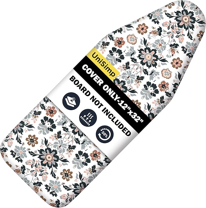 Small Ironing Board Cover and Pad 12"x32" Small Iron Board Cover