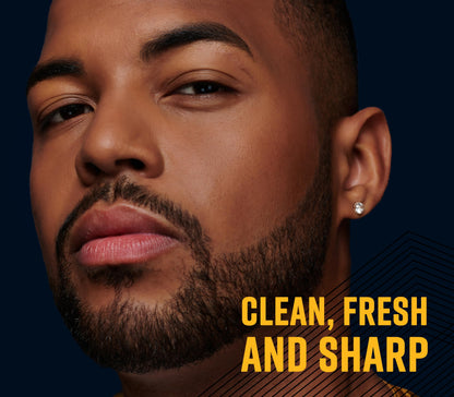 The Cut Buddy PLUS Beard Shaping Tool, Clear Template with Built-in Comb and Bonus Pencil, Ideal for Hairline, Beard, and Mustache Trimming