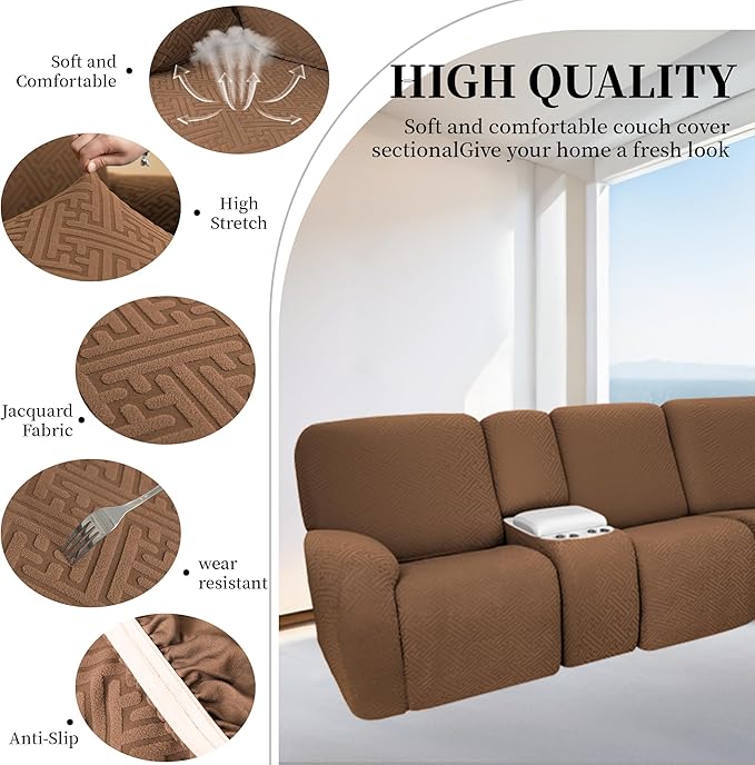 100% Waterproof Sectional Recliner Couch Covers