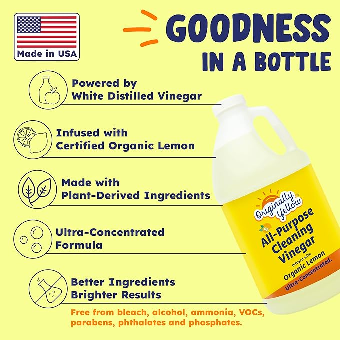 Originally Yellow Lemon Vinegar