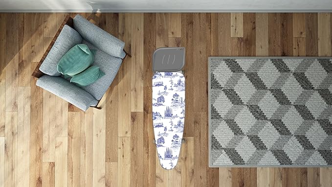 Colombo Ironing Board Cover 55.1” x 21.7” – Fits Boards Up to 51.2” x 17.7” –