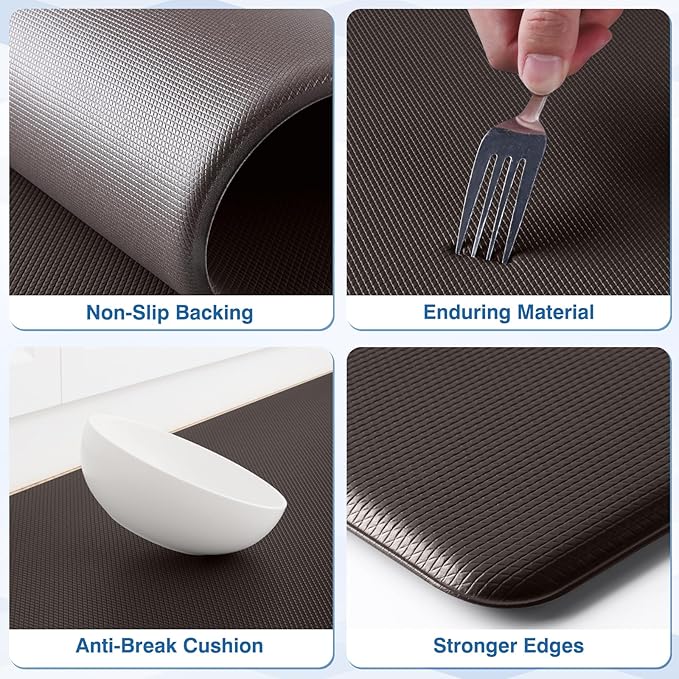 StepRite Kitchen Mats, Cushioned Anti Fatigue Kitchen Mats