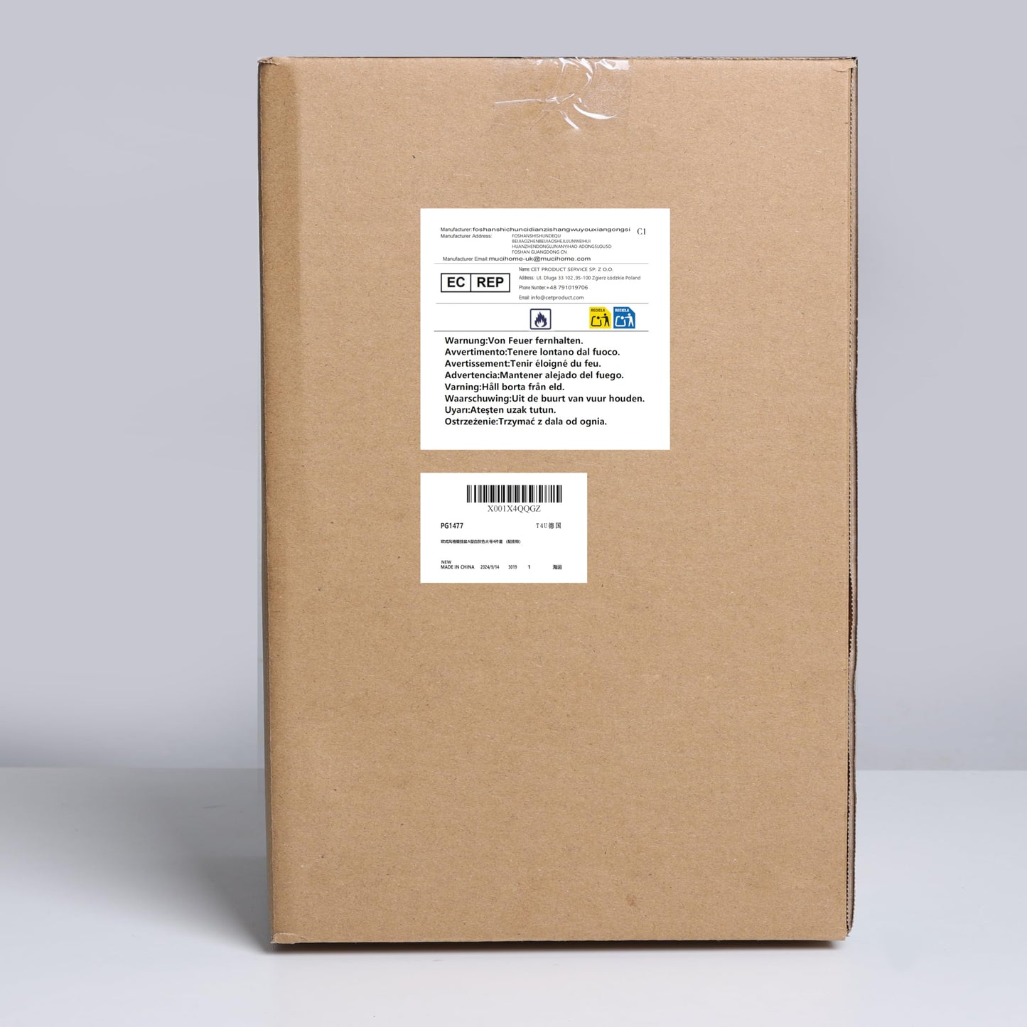 T4U Resin Wall Hanging Planter Marble Gray Set of 4, Wall Mounted Garden Plant Flower Pot Basket Container Indoor Outdoor Use for Orchid Herb Succulent Cactus Home Office Porch Decoration Gift