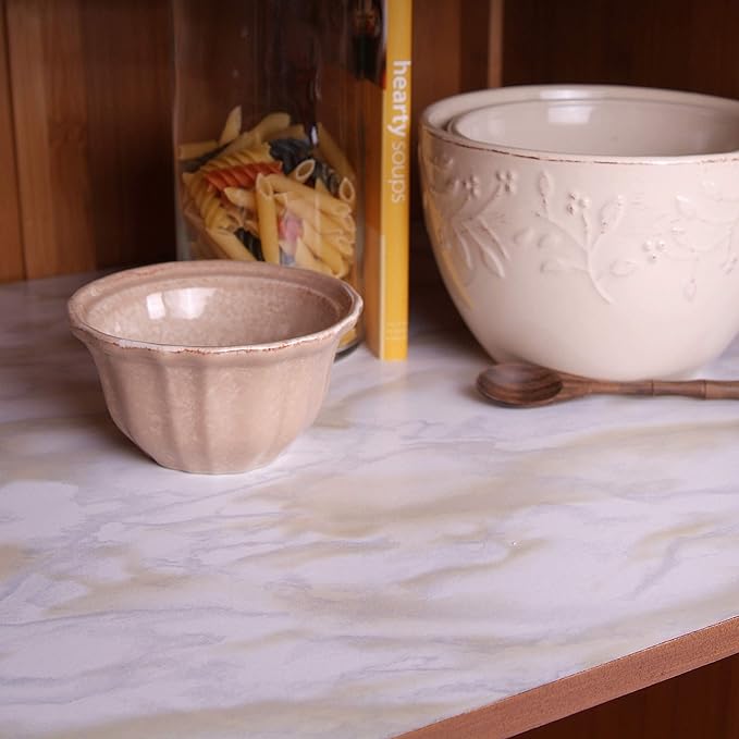 Con-Tact Brand Creative Covering, Self-Adhesive Shelf Liner, Marble White