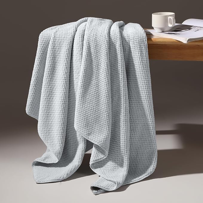 REDKISS 6 Piece Premium Towel Set, 2 Bath, 2 Hand, and 4 Wash Cloths,
