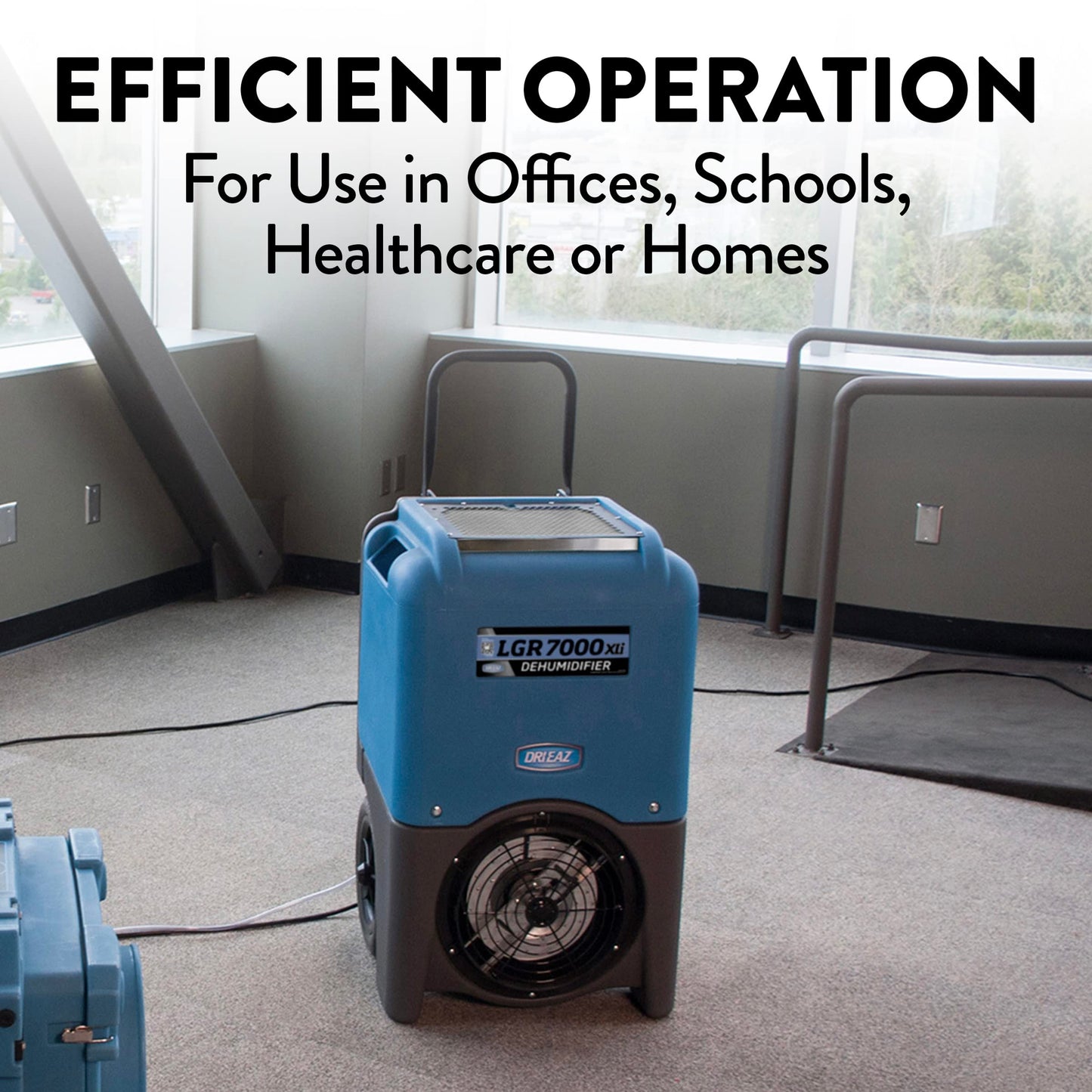 Dri-Eaz LGR 7000XLi Commercial Dehumidifier with Pump F412, 29 Gal, Industrial Dehumidifier