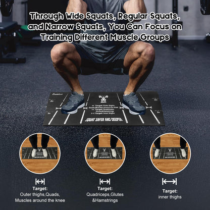 Greatshoot Squat Wedge Block, Professional One-Piece Heel Elevated Slant Board for All-Position Squats, Knees Over Toes, Weightlifting, Calf Stretches ect.. Home and Gym Equipment.