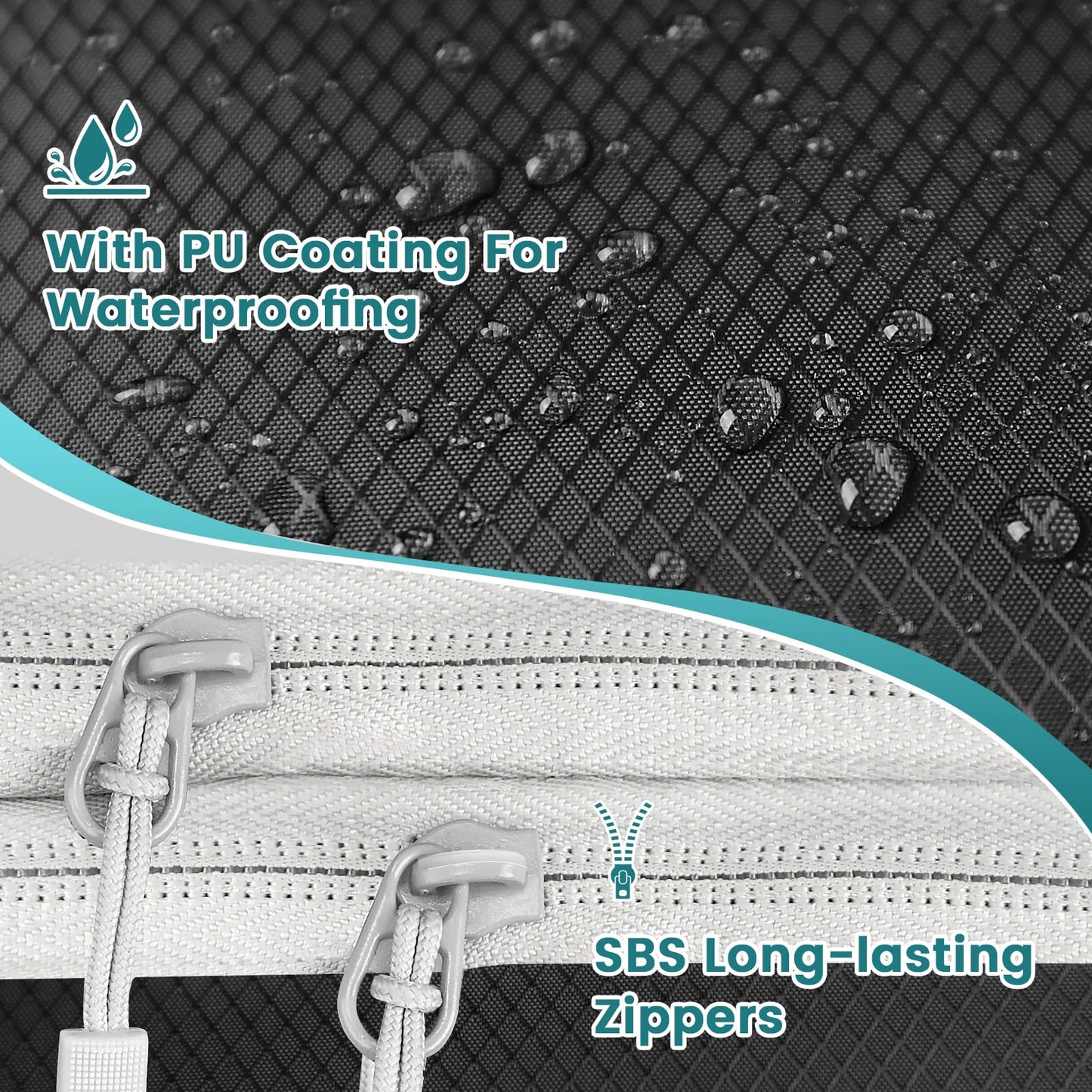 Samfolk Compression Packing Cubes Extensible Organizer Bags For Travel Suitcase Organization