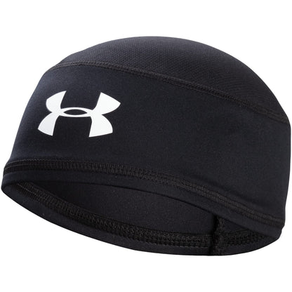 Under Armour Unisex Football Skull & Wave Cap, Cooling Helmet & Hair Cap with 4-Way Stretch & Elastic Fabric, OSFA, Black