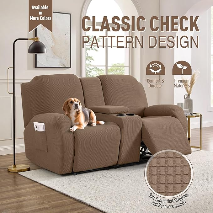 TAOCOCO Loveseat Recliner Cover
