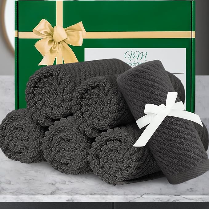 VOOVA & MOVAS Grey Washcloths