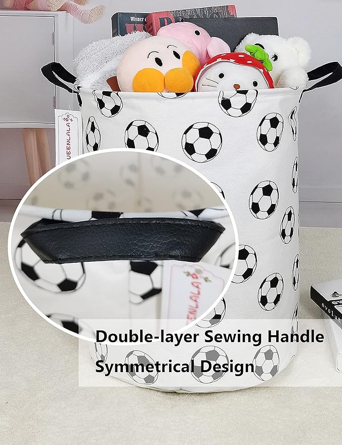 QUEENLALA Large Storage Basket, Laundry Hamper/Bathroom/Home Decor/Collapsible