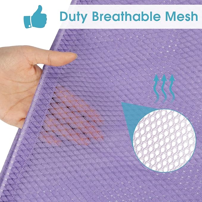 2 Pack Mesh Laundry Bags, 23 x 34 Inches Heavy Duty Mesh Laundry Bag, Large