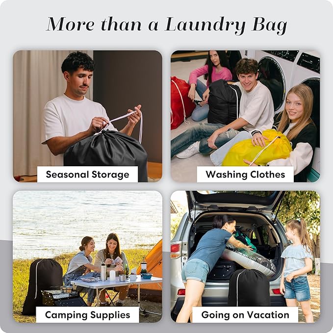 Nylon XL Laundry Bag, Large Capacity