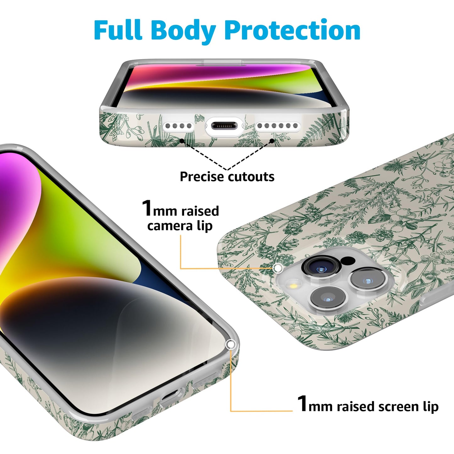 Casely iPhone 15 Pro Case | Fit Check | Neutral Checkerboard | Compatible with MagSafe | Classic Ultra Slim Design