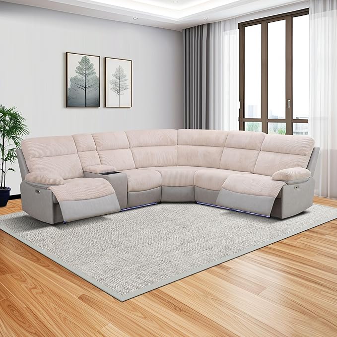 Power Recliner Sectional Sofa, Sectional Couch