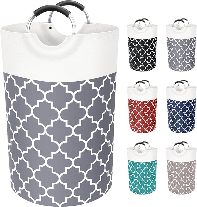 Large Laundry Basket Laundry Hamper Bag Washing Bin Clothes Bag Collapsible Tall