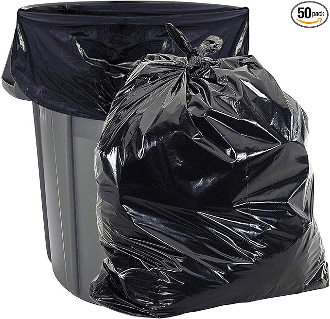 Aluf Plastics Heavy Duty 55 Gallon Trash Bags