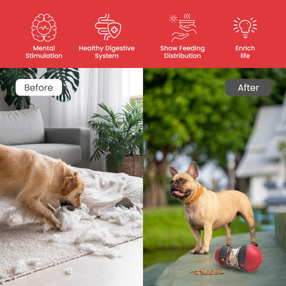 TRECKPET Treat Dispensing Dog Toys – Dog Puzzles for Smart Dogs – Dog Puzzle Toy for Boredom,Mental Stimulation, Enrichment and Training – Durable and Fun for All Breeds