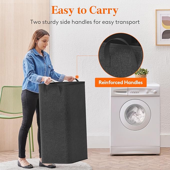 Lifewit 100L Large Tall Laundry Hamper, Collapsible Laundry Basket