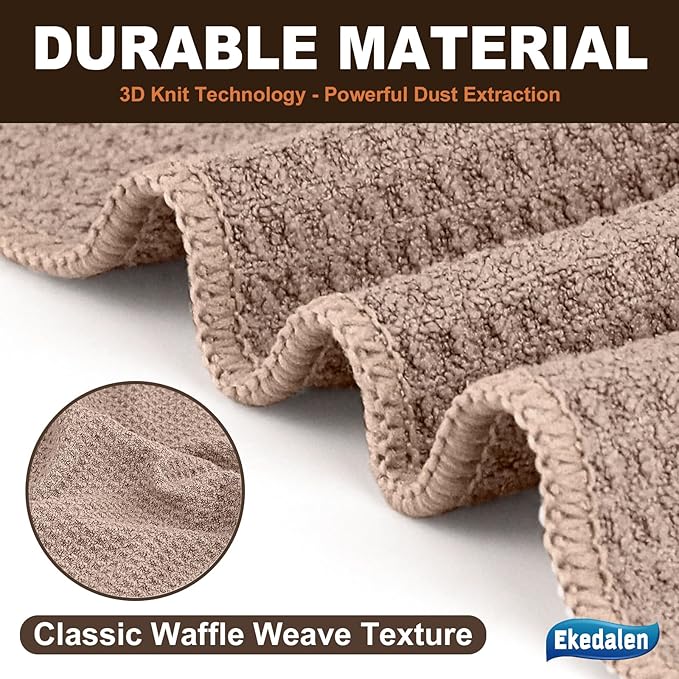 Microfiber Cleaning Cloth Waffle Weave