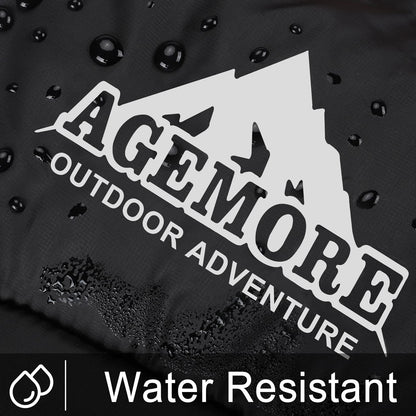 AGEMORE 0 Degree Double Sleeping Bag for Adults, Cotton Flannel Lined 2 Person Queen Size Sleeping Bag for Winter, Double Wide & Warm for Family Couples Camping Or RV Traveling