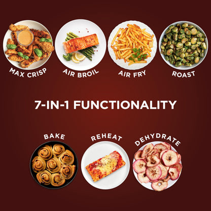 Ninja | Air Fryer | 4 QT Capacity | 4-in1 Roast, Crisp, Roast, Reheats, & Dehydrates | Dishwasher Safe Parts | Includes 20 Easy & Healthy Recipes | Compact | Grey | AF101