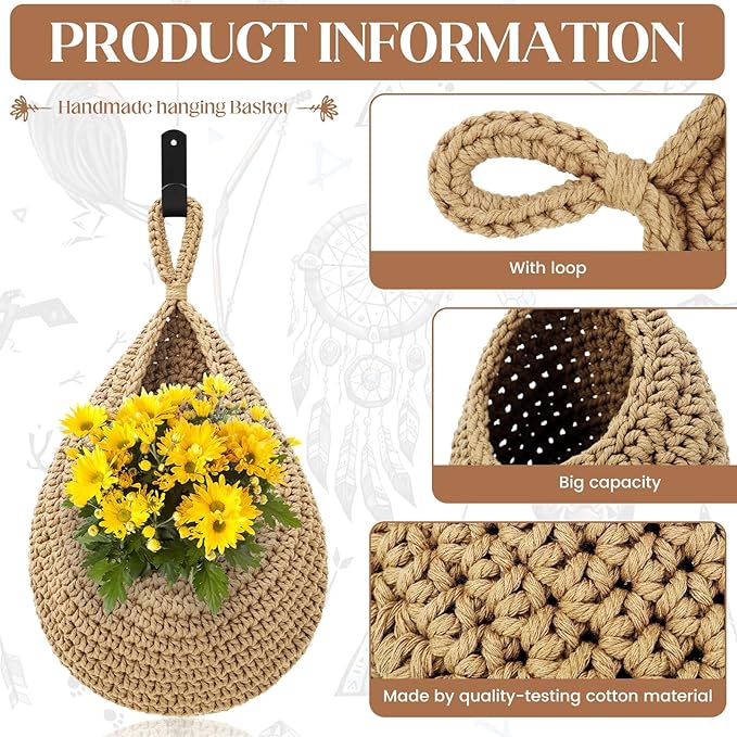 Wall Hanging Baskets for Organizing