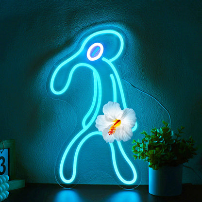 Bkuupau Neon Sign, Neon Signs for Wall Decor - Dimmable LED Light Signs Home Decor for Bedroom, Man Cave, Gaming Room, Party, Club, Bar Decoration - Christmas Halloween Easter Gift