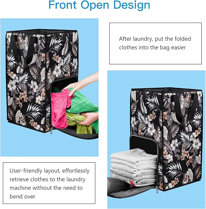 Bukere Laundry Backpack Bag for College Students Dorm Room Essentials, Extra