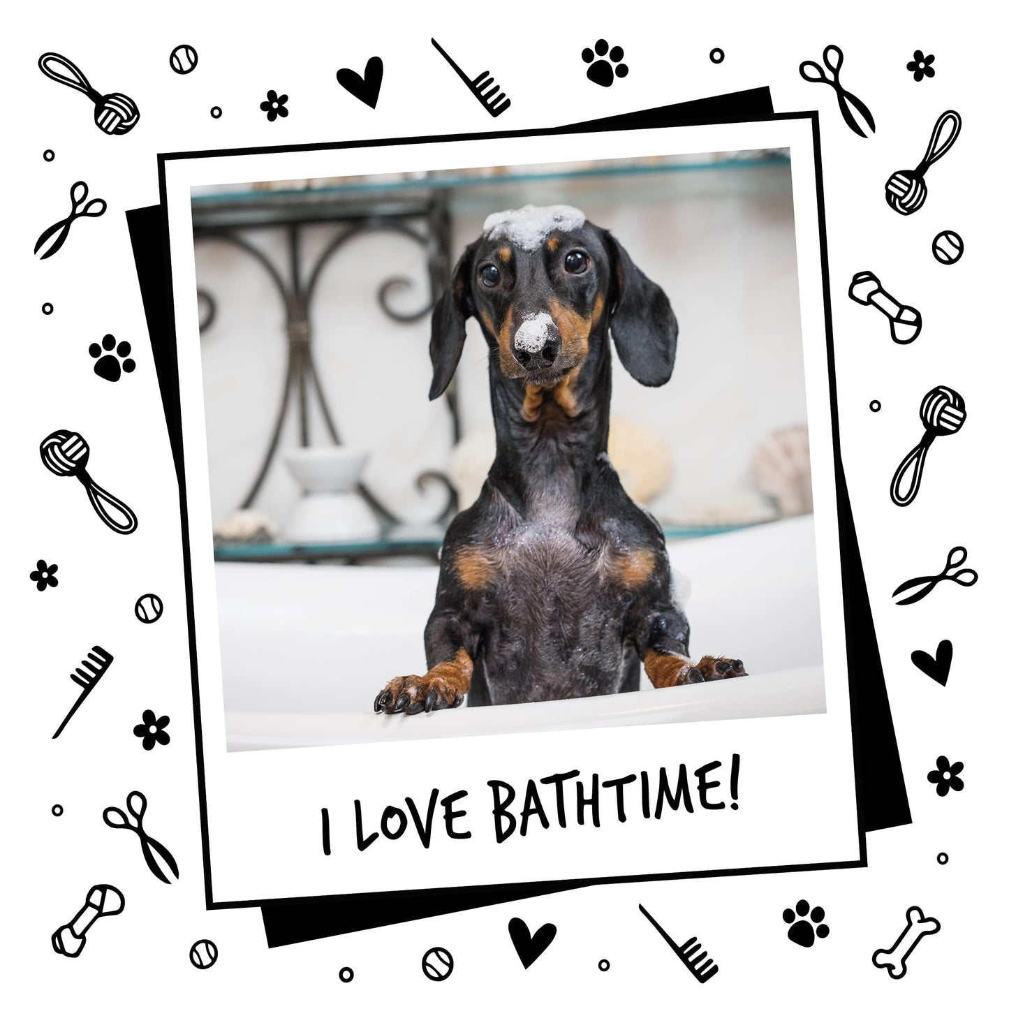 BUGALUGS Deshedding Shampoo for dogs works great alongside dog deshedding brush, de shedding dog shampoo