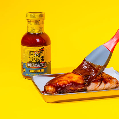 Hot Ones BBQ Sauce Trio - Variety Pack - Gift Set - Original, Smoked Serrano, Caribbean