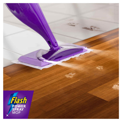 Flash Power Spray Mop Absorbing Pad Refills, Flash Mop Refill Pads, White, 64 Wipes (16x4), Flash Power Mop