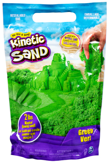Kinetic Sand, 0.9 kg for Mixing, Moulding and Creating, for Ages 3 and Up (Colours Ship at Random) (Styles Vary)