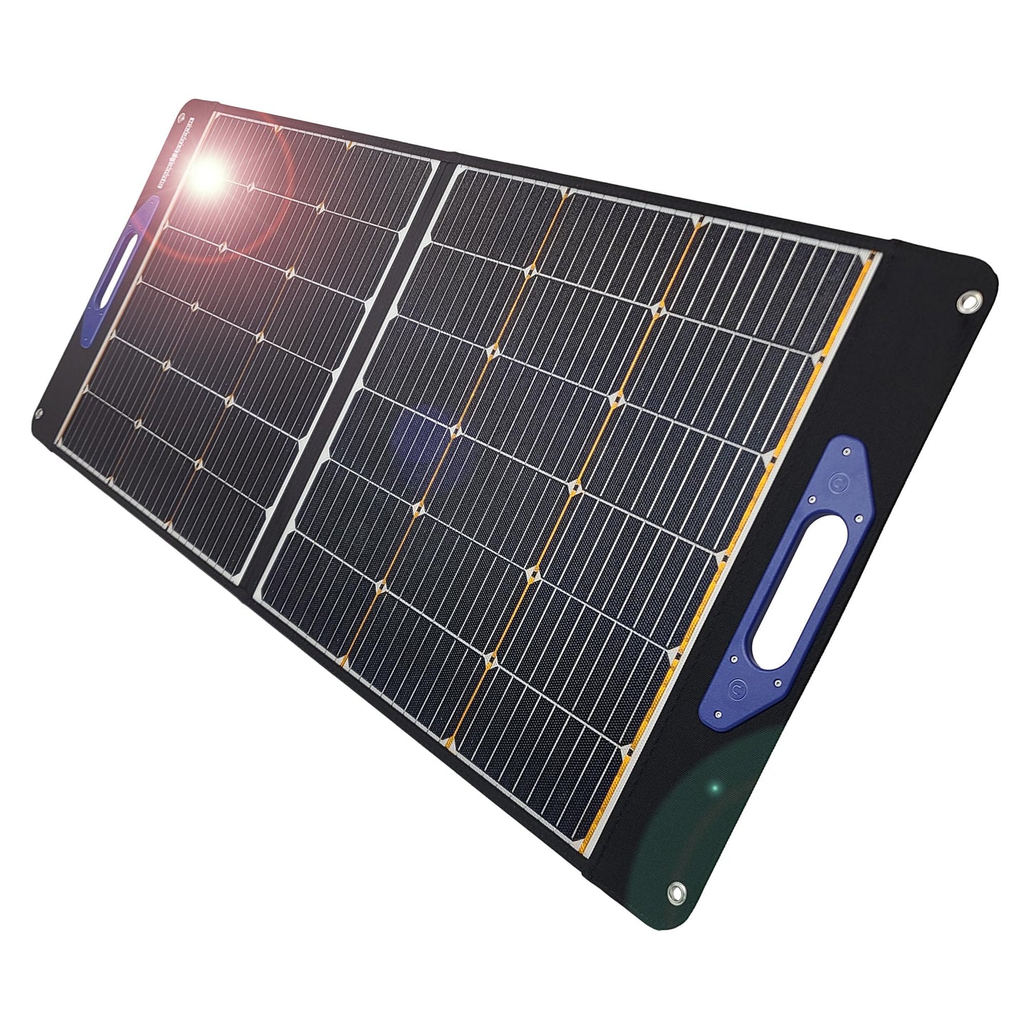100W Portable Foldable Solar Panel – Shade Stopper™ Technology, ETFE, USB-A & USB-C, Compatible with Most Power Stations, Camping, RV, Van, Off-Grid