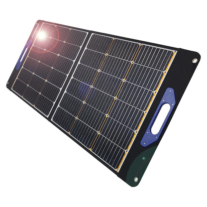 100W Portable Foldable Solar Panel – Shade Stopper™ Technology, ETFE, USB-A & USB-C, Compatible with Most Power Stations, Camping, RV, Van, Off-Grid