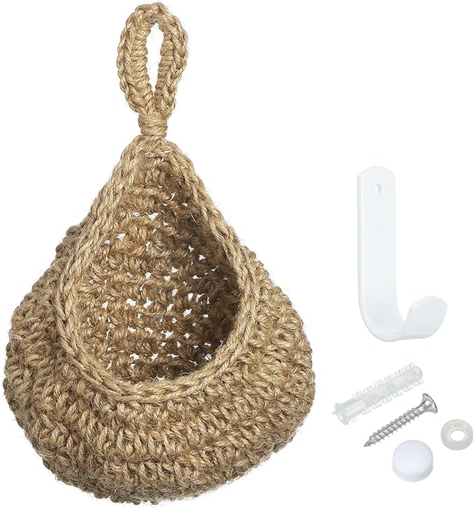 PATIKIL Hanging Fruit Baskets for Kitchen, Medium Size Teardrop Home Decor