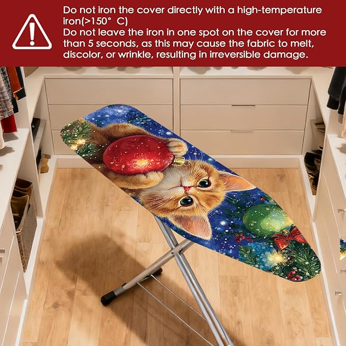Nuxovilar Ironing Board Covers Winter Kitten