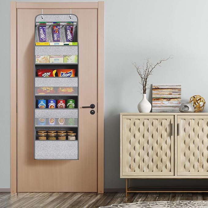 Univivi 5-Shelf Door Storage Over Door Hanging Organizer