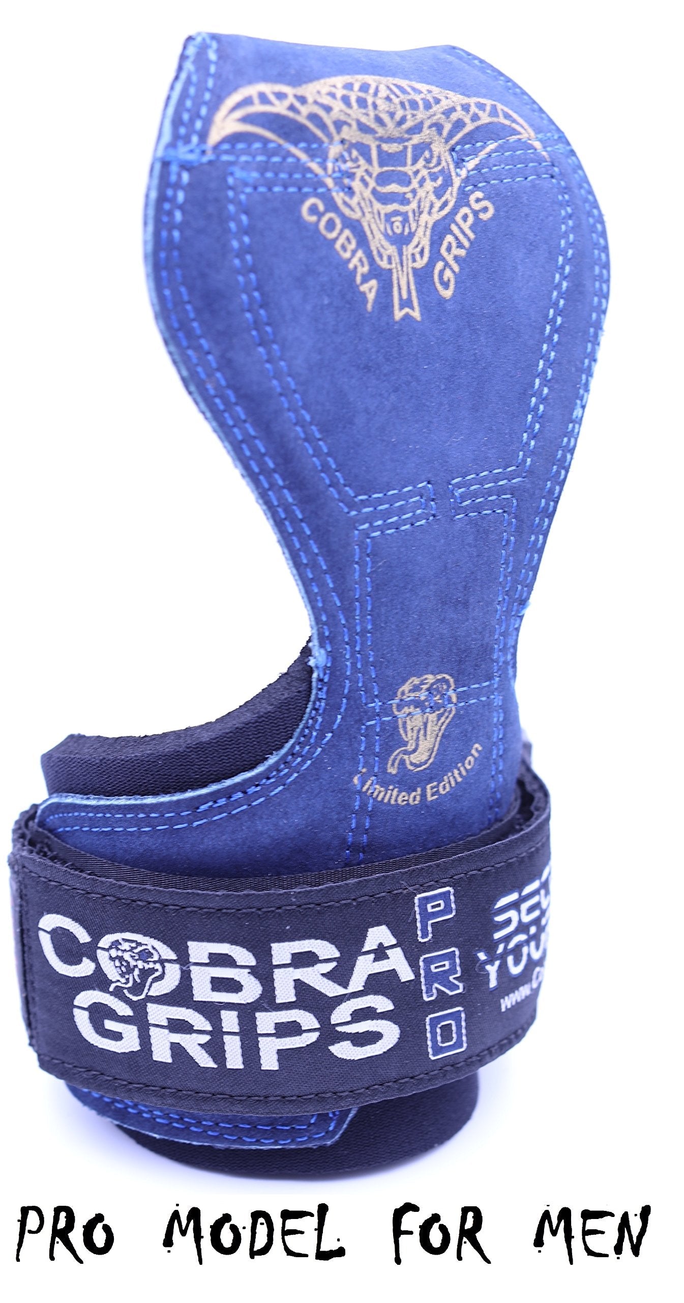 Cobra Grips PRO Weight Lifting Gloves Heavy Duty Straps Alternative Power Lifting Hooks for Deadlifts Adjustable Neoprene Padded Wrist Support Bodybuilding