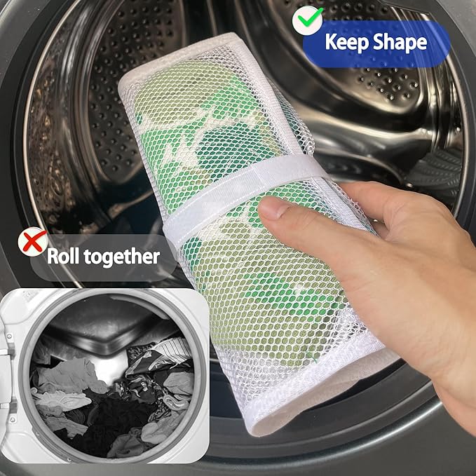 Mesh laundry bags for washing machine, can wash 10 pairs of socks, maintain
