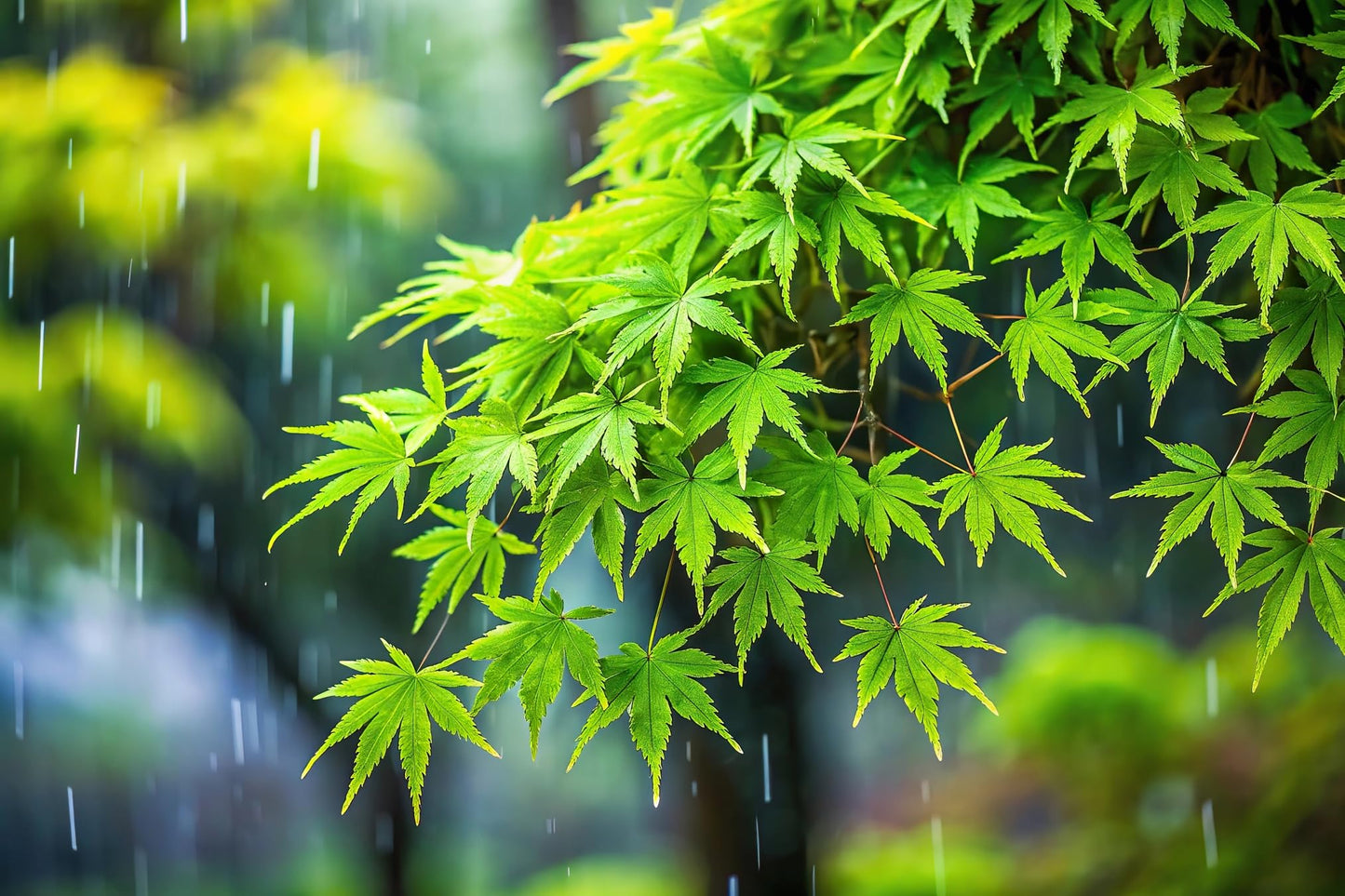 Green Japanese Maple Bonsai Tree Seedling for Planting - Approx 18 Inches Tall - Ready to Train, No Pot Included