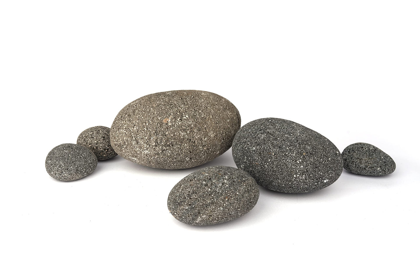 LANDEN Taiji Stone Natural Rocks(18lbs, 2~9 inches,6pcs) for Aquascape and Bonsai, Aquarium, Paludarium, Fish Tank Decoration Rocks, Landscaping Model Stone